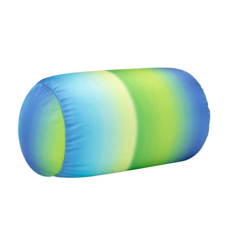 Focustree Squish Microbead Pillow Neck Lumbar Body Sopport Microbead Bolster 7 and 12Inches Travel Pillows for Chair Sleeping Car Seat Emotional Colorful Dormroom Accessory(Blue Green) - Image 4